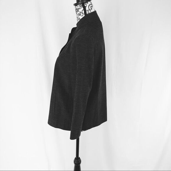 Lafayette 148 Wool Blend Scalloped Cape Blazer - Picture 5 of 7